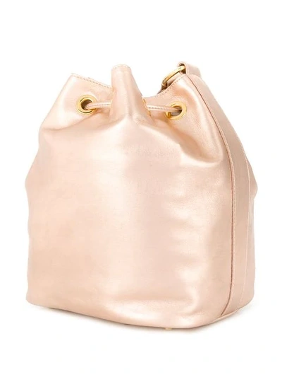Shop L'autre Chose Classic Bucket Bag - Pink