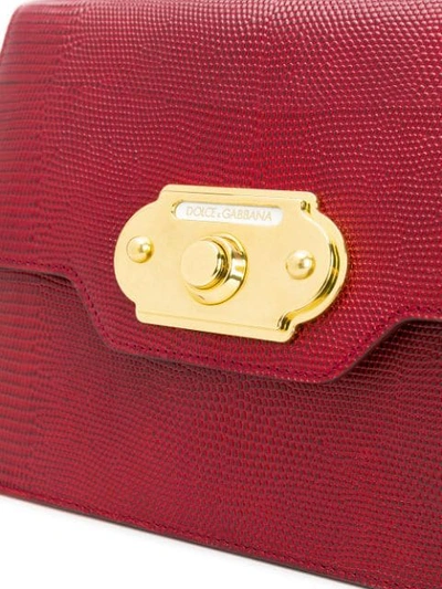 Shop Dolce & Gabbana Welcome Crossbody Bag In Red