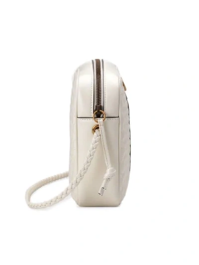 Shop Gucci Small Quilted Leather Shoulder Bag In White
