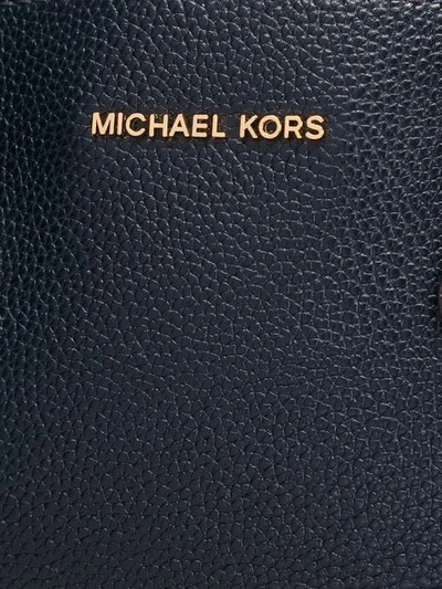 Shop Michael Michael Kors 'mercer' Handtasche In Blue