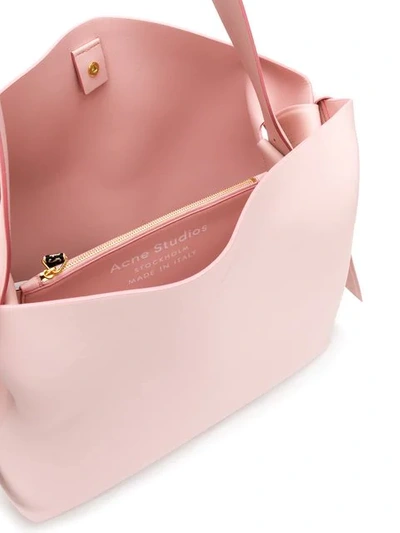 Shop Acne Studios Musubi Maxi Shoulder Bag - Pink