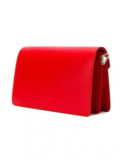 Shop Jw Anderson Logo Shoulder Bag - Red