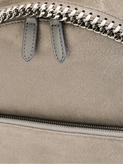 Shop Stella Mccartney Mini Falabella Backpack In Grey