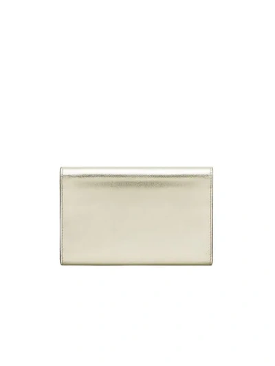 Shop Fendi Wallet On Chain Bag In Metallic