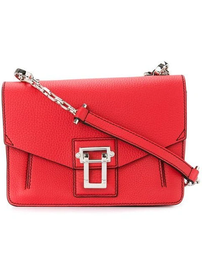 Shop Proenza Schouler Hava Chain Shoulder Bag In Red