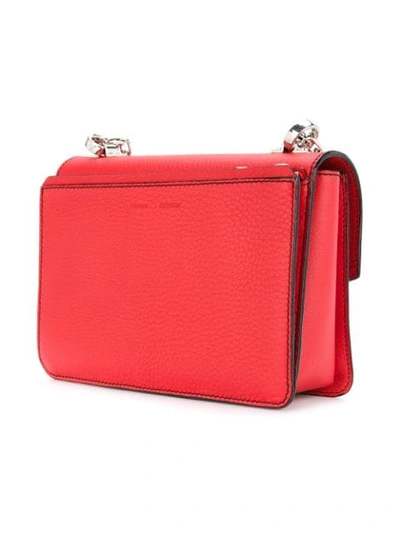 Shop Proenza Schouler Hava Chain Shoulder Bag In Red