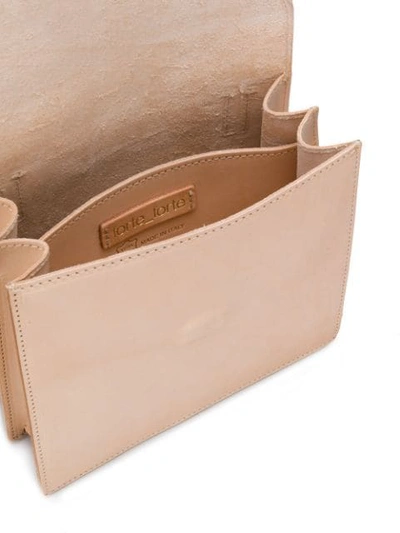 Shop Forte Forte Envelope Crossbody Bag In Neutrals