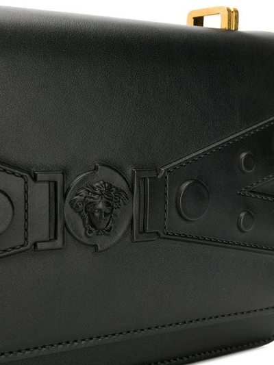 Shop Versace Tribute X Shoulder Bag In Black