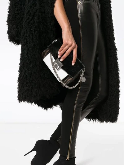 Givenchy Black G3 Zebra Print Patent Leather Bag ModeSens
