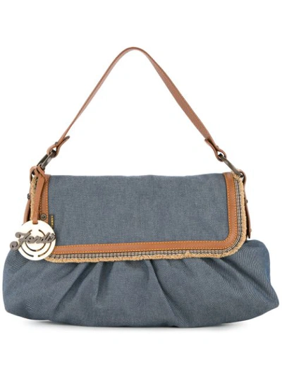 Pre-owned Fendi Shoulder Bag In Blue