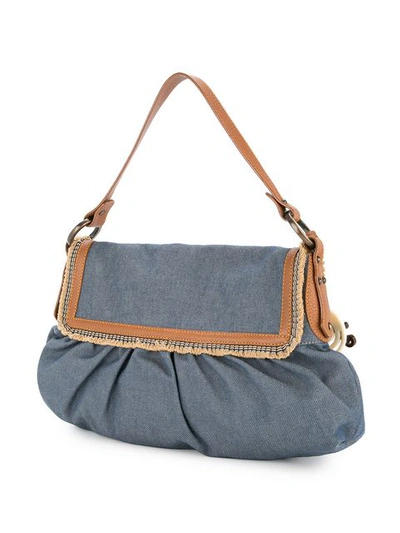Pre-owned Fendi Shoulder Bag In Blue
