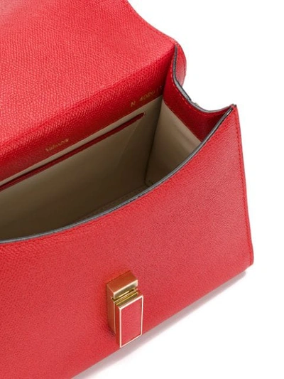 Shop Valextra Easy Day Mini Bag In Red