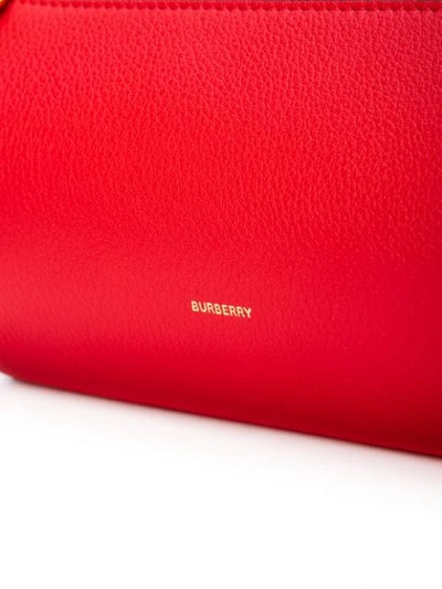 Shop Burberry Barrel Shoulder Bag - Red