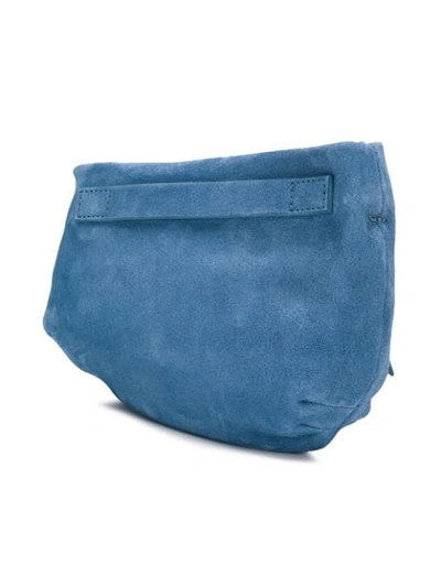 Shop Marsèll Asymmetric Shoulder Bag In Blue