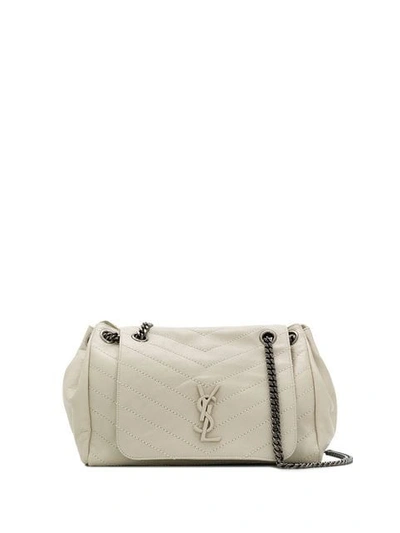 Shop Saint Laurent Medium Nolita Bag In 9207 Crema Soft