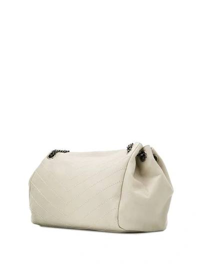 Shop Saint Laurent Medium Nolita Bag In 9207 Crema Soft