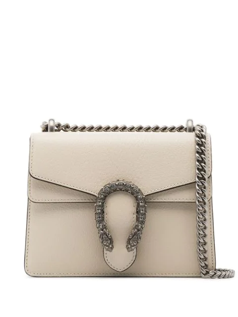 Gucci Mini Dionysus Shoulder Bag In White | ModeSens