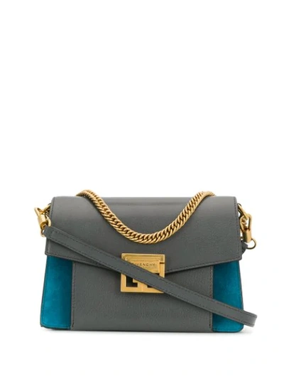 Shop Givenchy Gv3 Shoulder Bag In Grey
