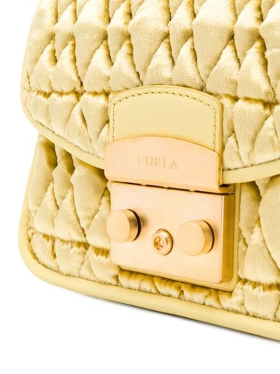 Shop Furla Metropolis Crossbody Bag In Yellow