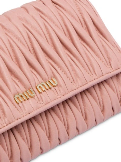 MIU MIU 绗缝手拿包 - 粉色