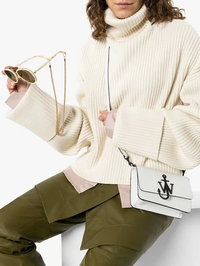 Shop Jw Anderson Anchor Logo Bag In White