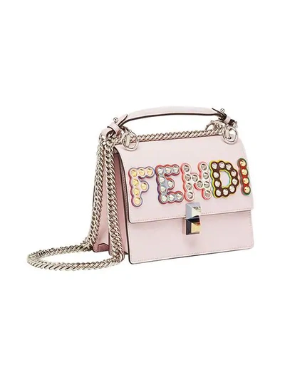 Shop Fendi Kan I Shoulder Bag In Pink