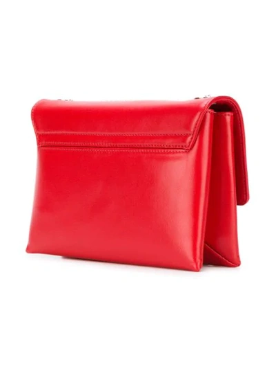 Shop Lanvin Studded Sugar Bag In Red