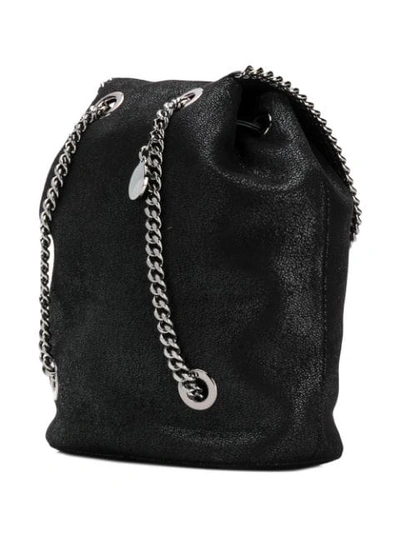 Shop Stella Mccartney Falabella Mini Backpack In Black
