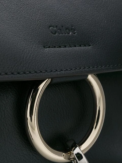 Shop Chloé Faye Day Shoulder Bag In Black