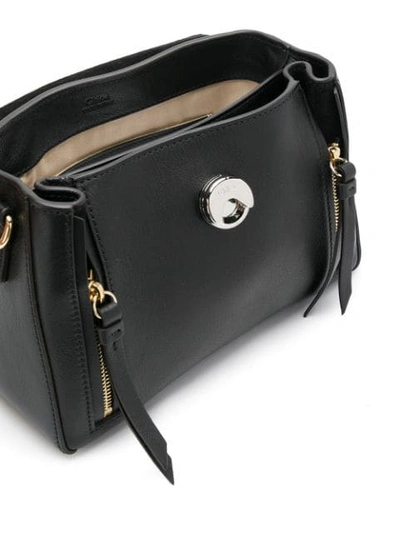 Shop Chloé Faye Day Shoulder Bag In Black