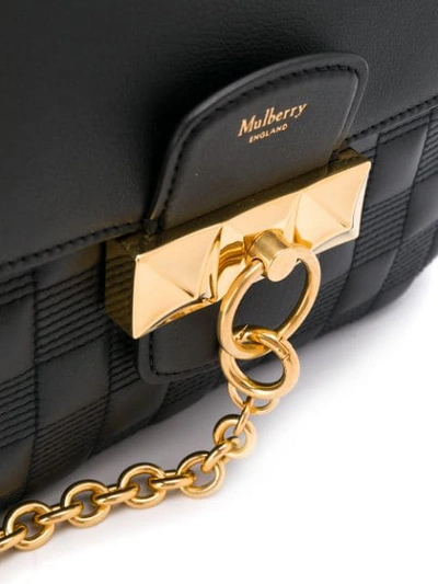 Shop Mulberry Keeley Satchel In Black