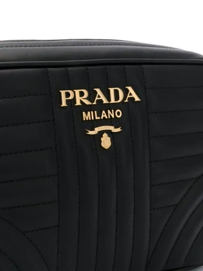 Shop Prada Small Diagramme Shoulder Bag In F0632 Nero 1