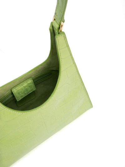 Shop Staud Rey Trapeze Shoulder Bag In Green