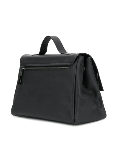 Shop Marsèll Foldover Crossbody Bag In Black