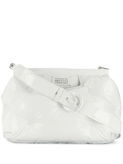 Shop Maison Margiela Padded Shoulder Bag In White