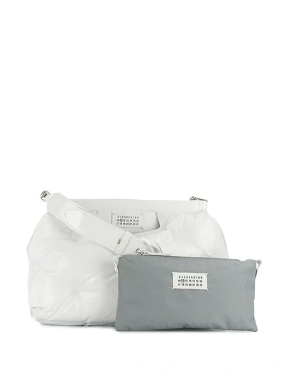 Shop Maison Margiela Padded Shoulder Bag In White