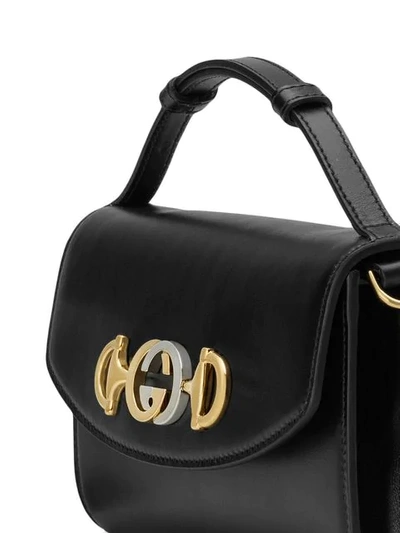 Shop Gucci Zumi Mini Shoulder Bag In Black
