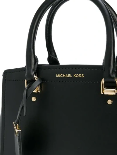 Shop Michael Michael Kors Benning Tote Bag In Black