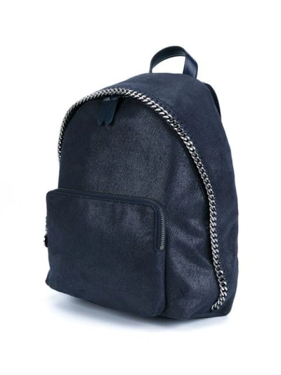 Shop Stella Mccartney Fallabella Backpack In Blue