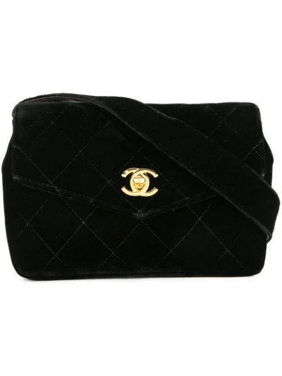 Pre-owned Chanel Waist Bum Bag In Black