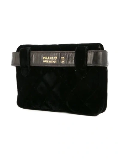 Pre-owned Chanel Waist Bum Bag In Black