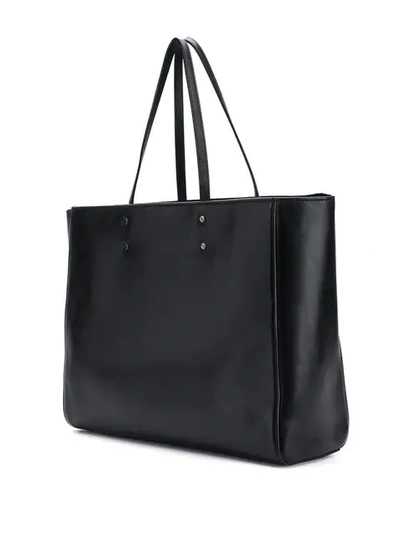 Shop Saint Laurent Large Shopping Bag In Black