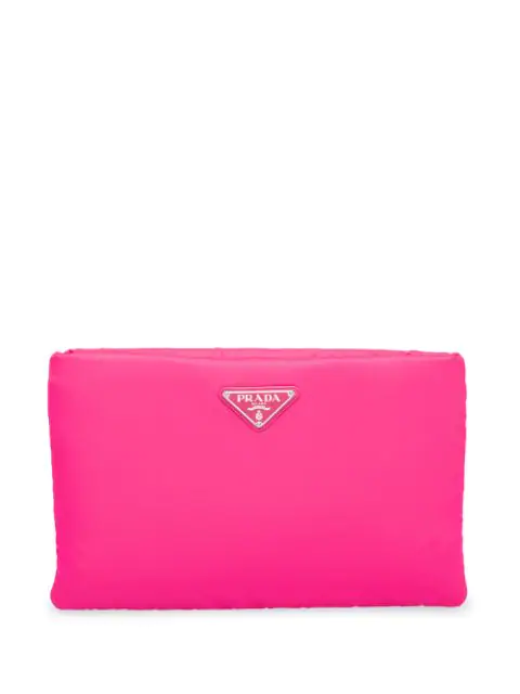 prada pink clutch bag