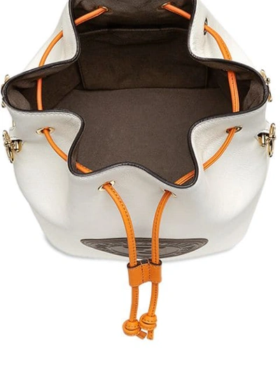 Shop Fendi Mon Tresor Bucket Bag In White