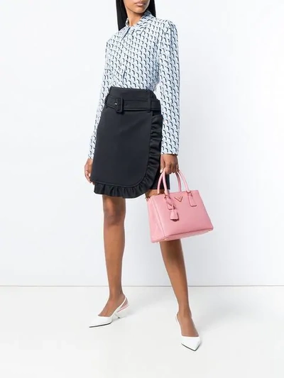 Shop Prada Structured Tote Bag In Pink