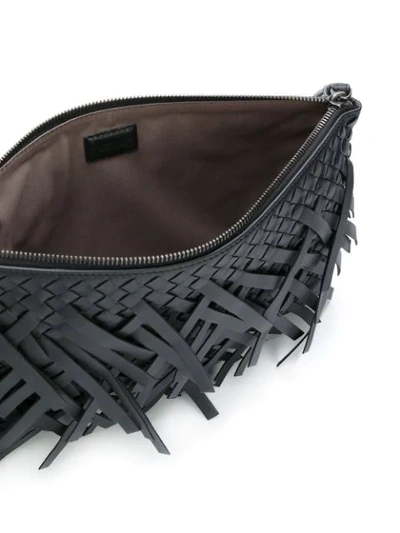 intrecciato clutch bag