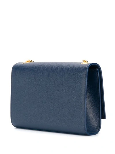 Shop Saint Laurent Kate Shoulder Bag In Blue