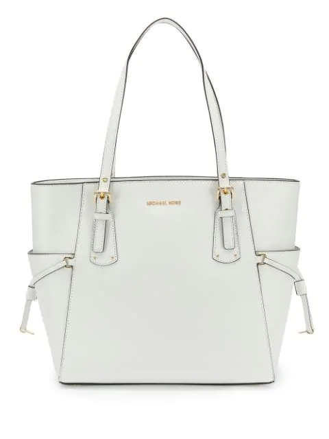 michael kors voyager tote white