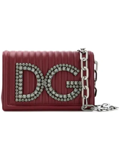 Shop Dolce & Gabbana Girls Shoulder Bag - Red