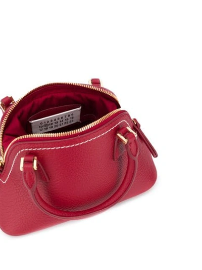 Shop Maison Margiela 'nano' Handtasche In Red